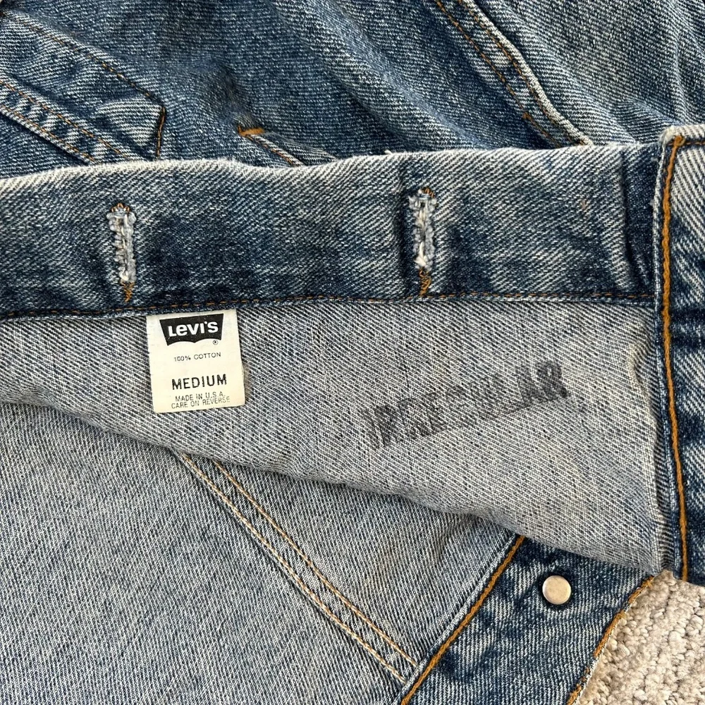 Vintage Levis Jacket Mens Medium 70507 4890 Denim Type 3 Made In USA 80s 90s - Picture 4 of 5